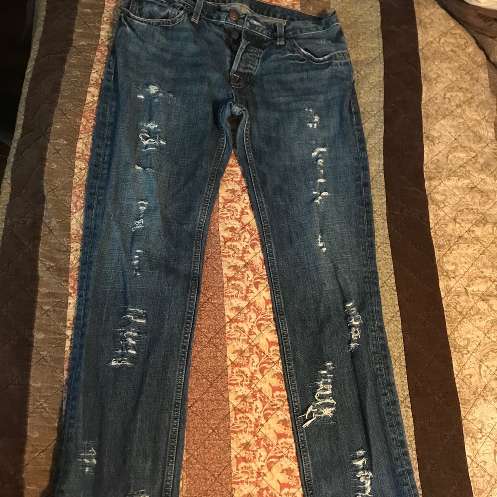 32 x 34 Skinny Hollister Denim Jeans